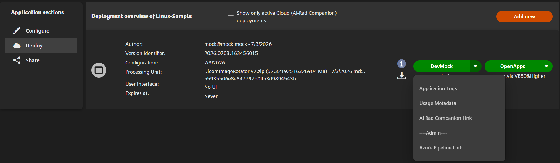 AIRC deployment AIRC deployment