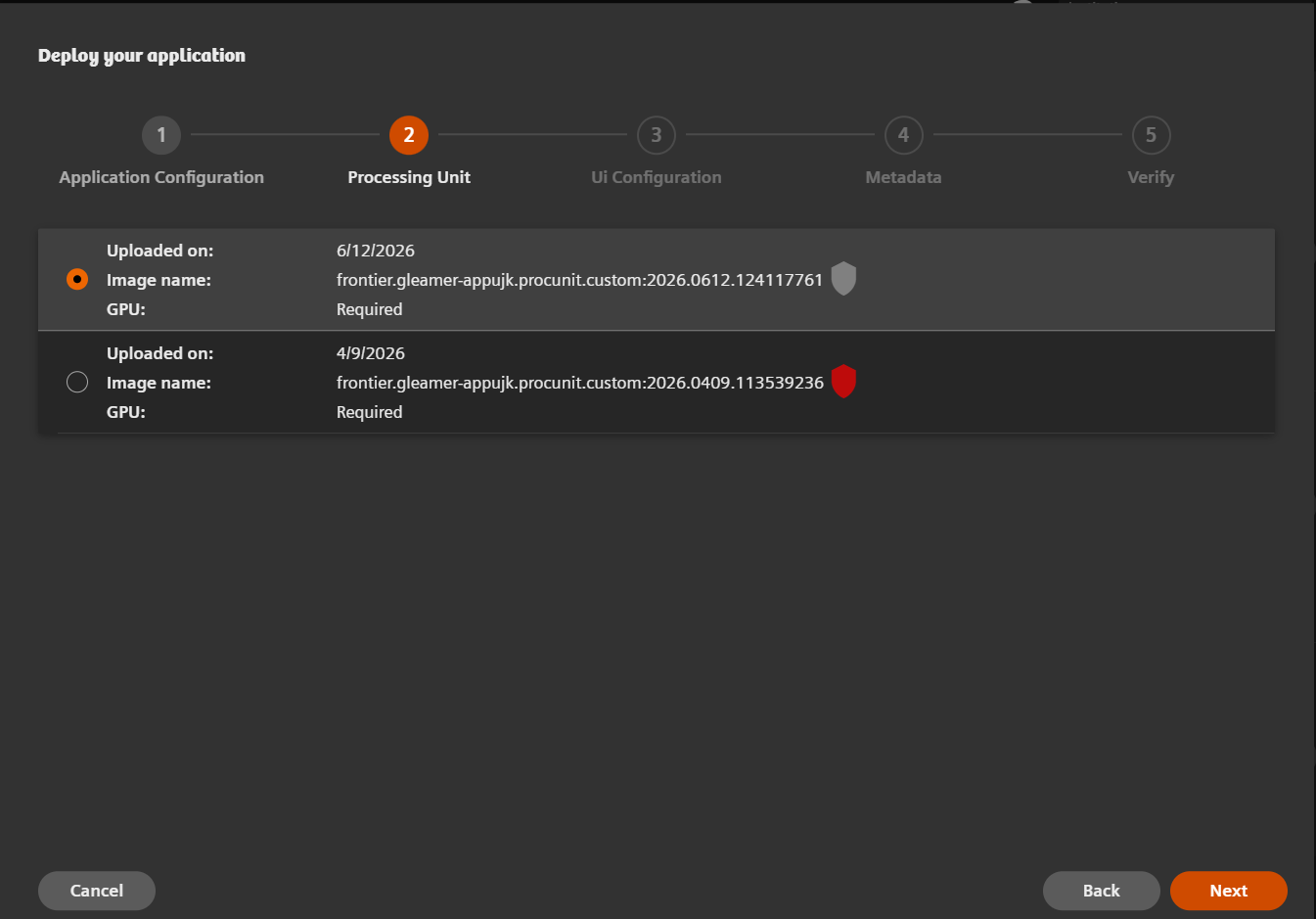 Open Apps deployment