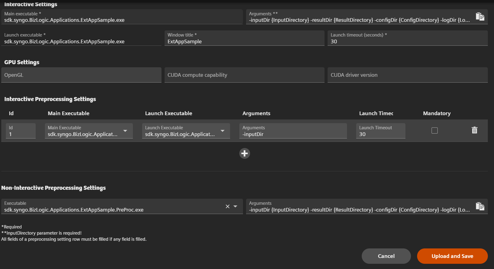 Upload new PU Upload new interactive PU
