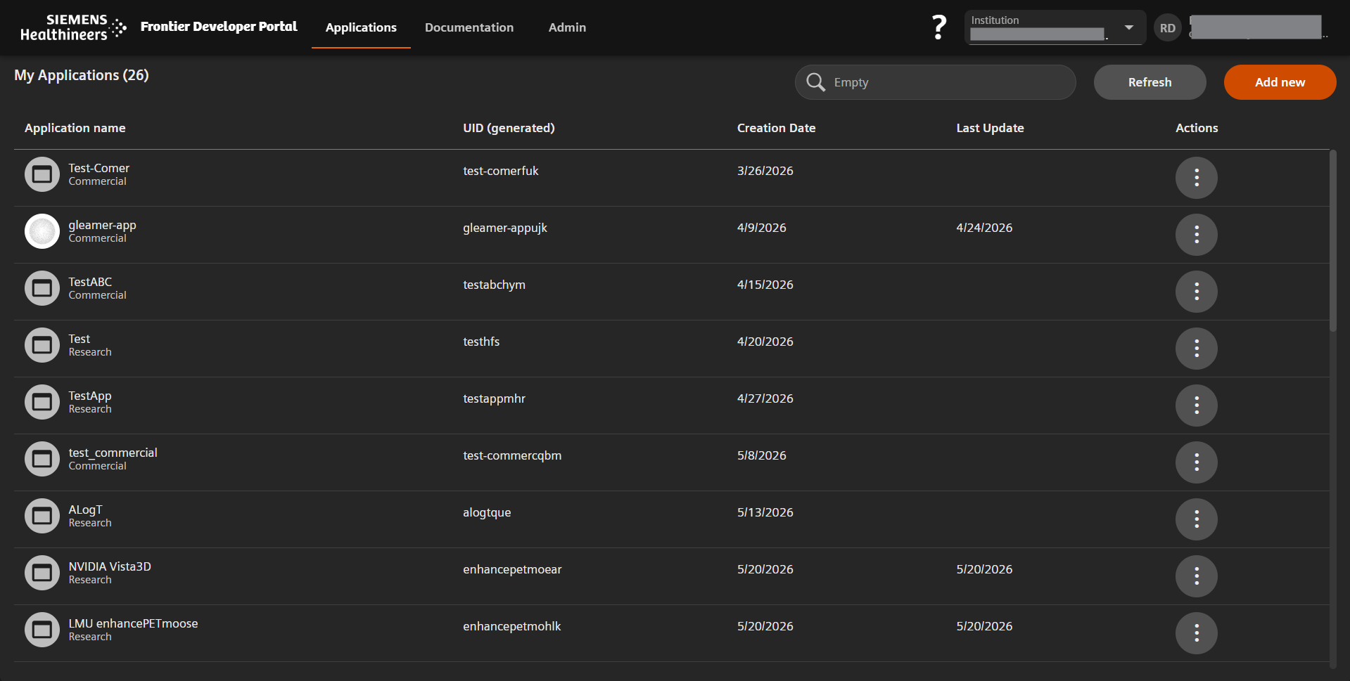 Applications Overview